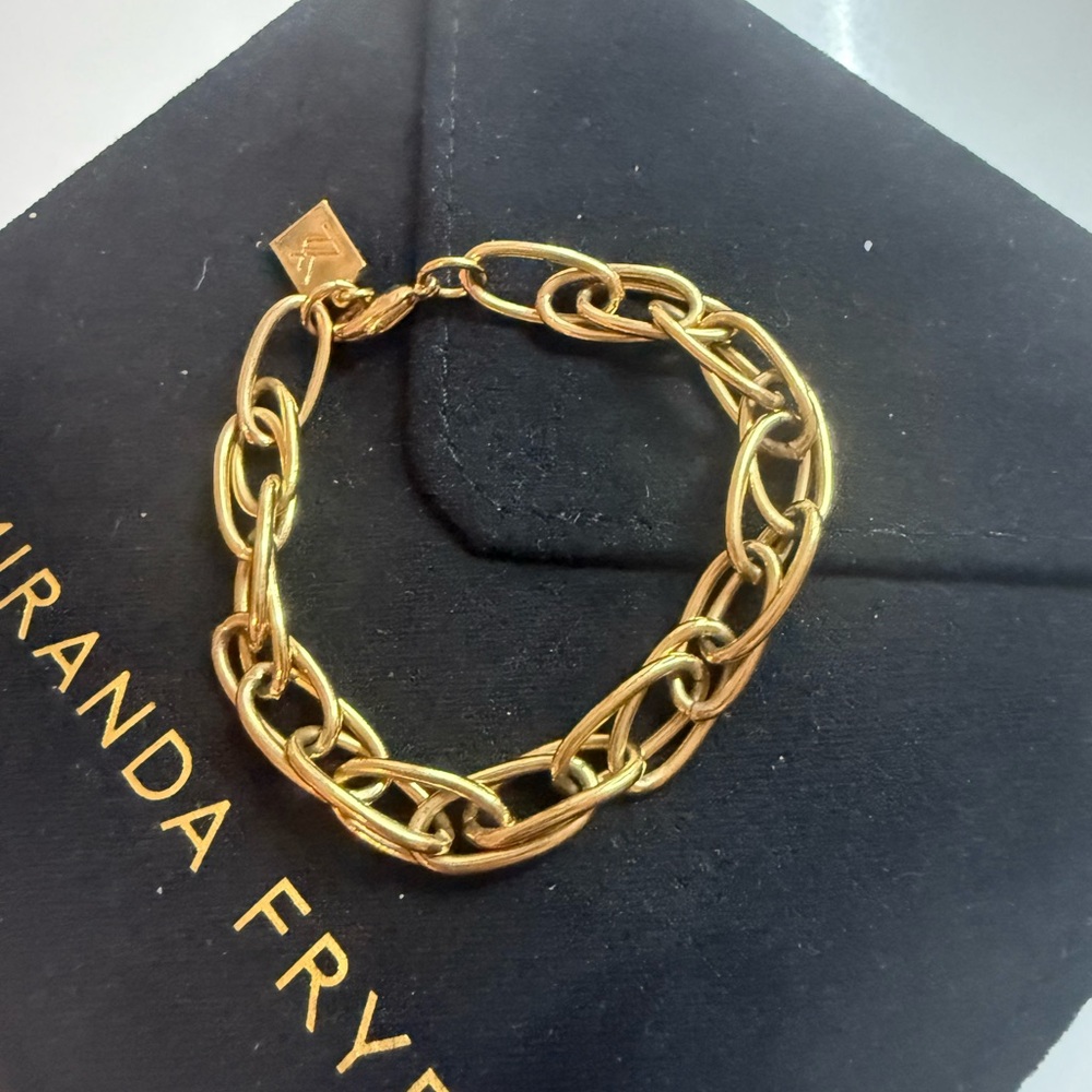 Miranda Frye Gold Link Bracelet  - 6.5"
